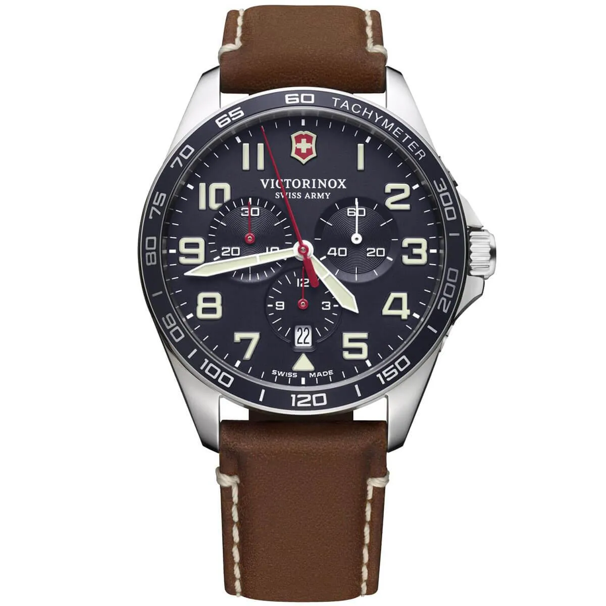 Victorinox Swiss Army Men's Chrono Watch - Fieldforce Brown Strap | 241854