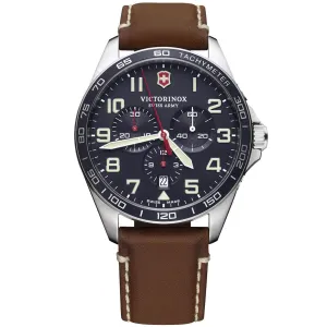 Victorinox Swiss Army Men's Chrono Watch - Fieldforce Brown Strap | 241854