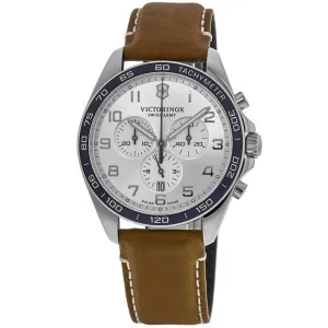 Victorinox Swiss Army Men's Chrono Watch - FieldForce Classic Silver Dial | 241900