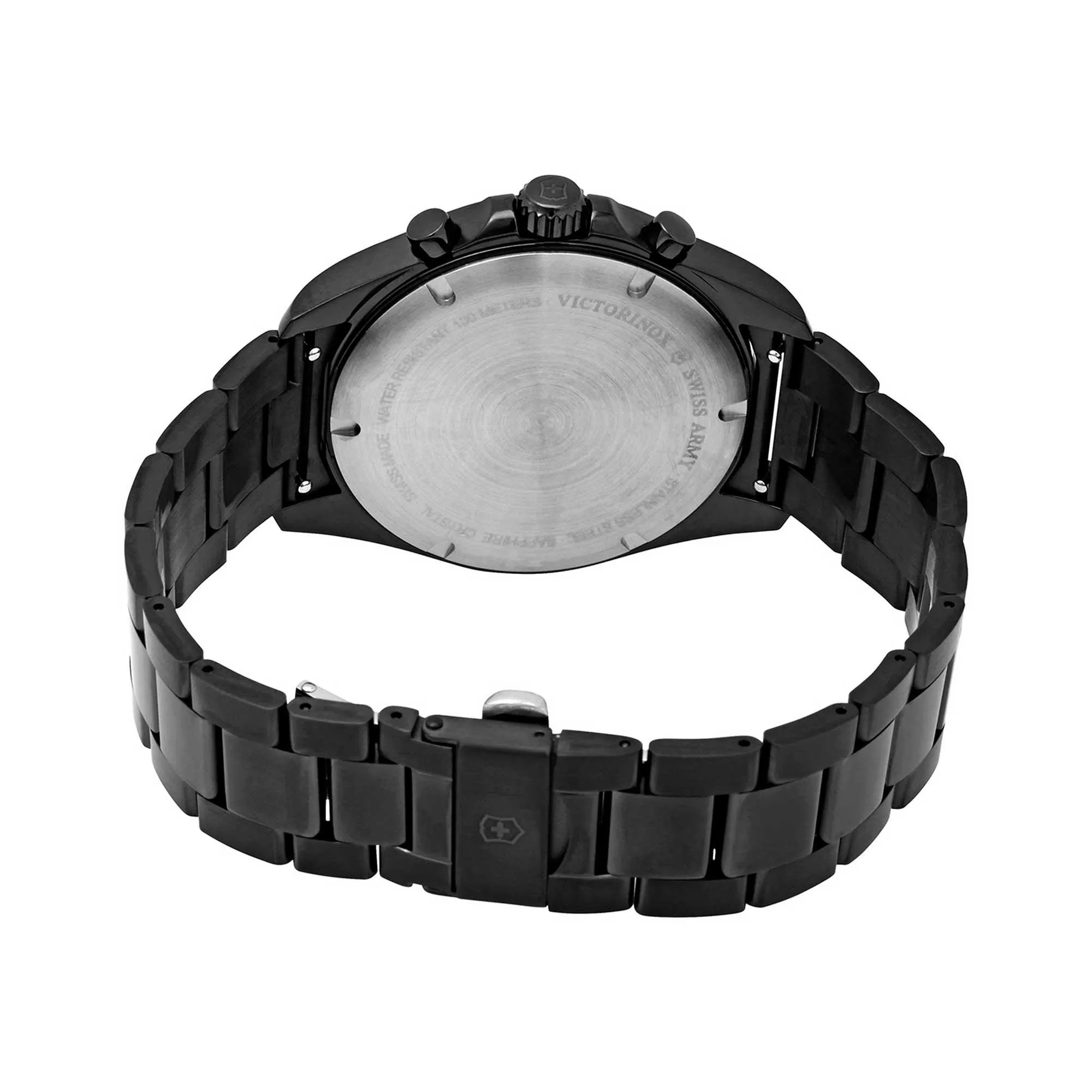 Victorinox Swiss Army Men's Chrono Watch - FieldForce Sport Black Bracelet | 241890