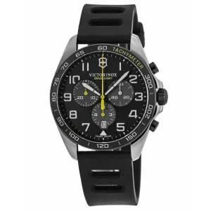 Victorinox Swiss Army Men's Chrono Watch - FieldForce Sport Black Strap | 241892