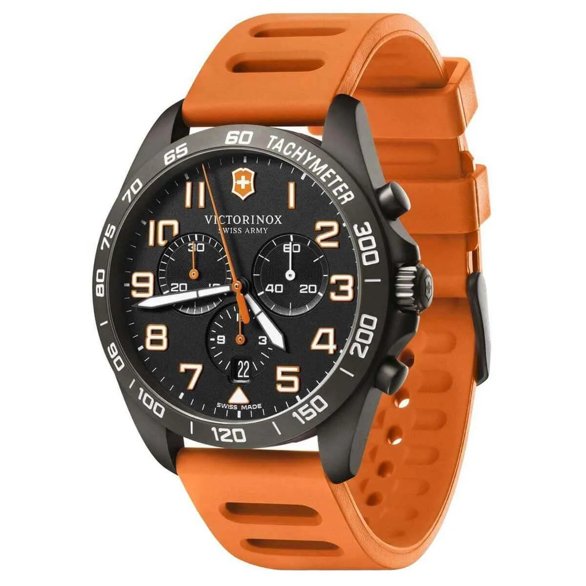 Victorinox Swiss Army Men's Chrono Watch - FieldForce Sport Orange Strap | 249163.1