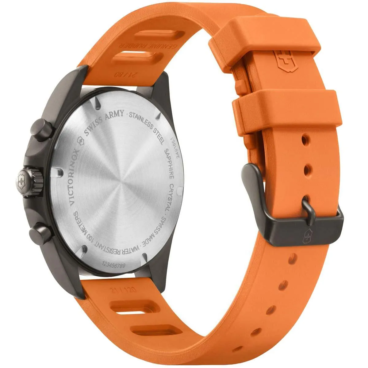 Victorinox Swiss Army Men's Chrono Watch - FieldForce Sport Orange Strap | 249163.1