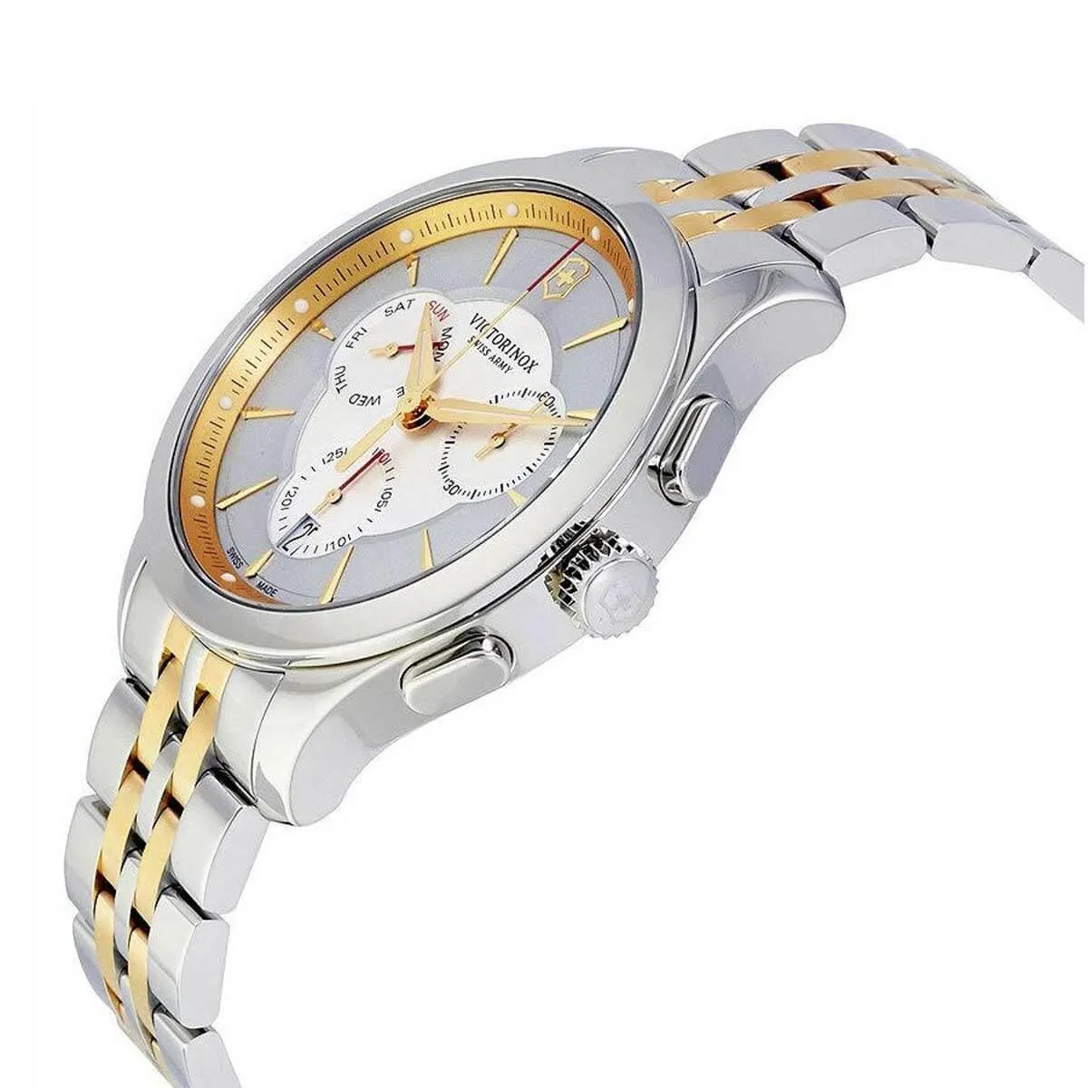 Victorinox Swiss Army Men's Chronograph Watch - Alliance Two Tone Bracelet | 241747