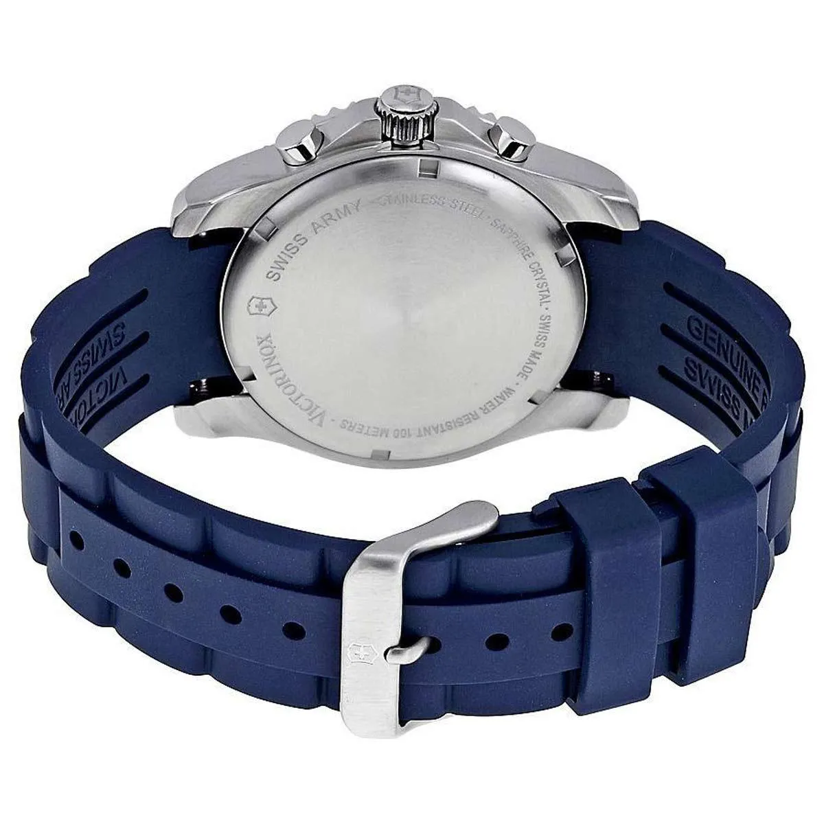 Victorinox Swiss Army Men's Chronograph Watch - Maverick Blue Dial Strap | 241690