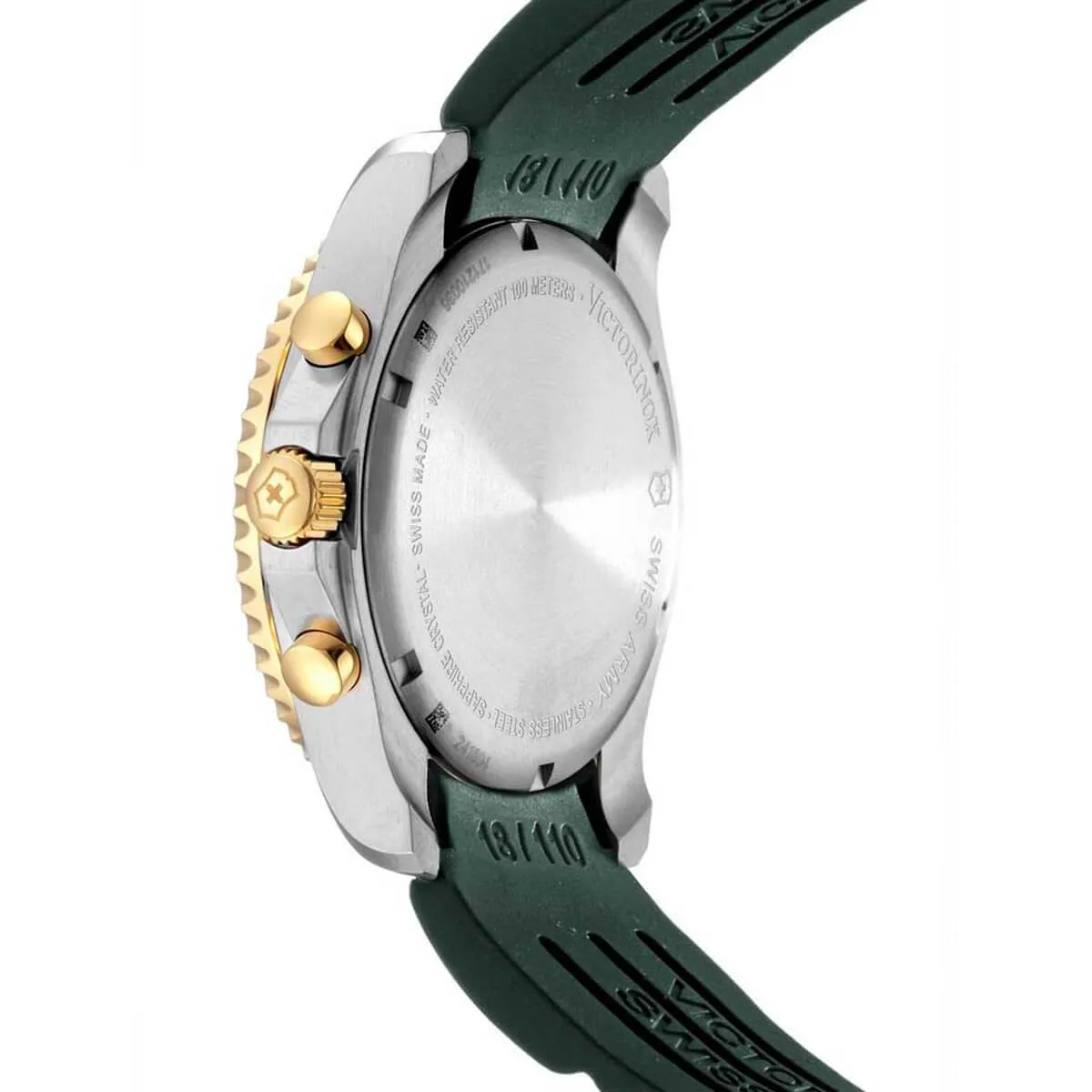 Victorinox Swiss Army Men's Chronograph Watch - Maverick Green Dial Strap | 241694