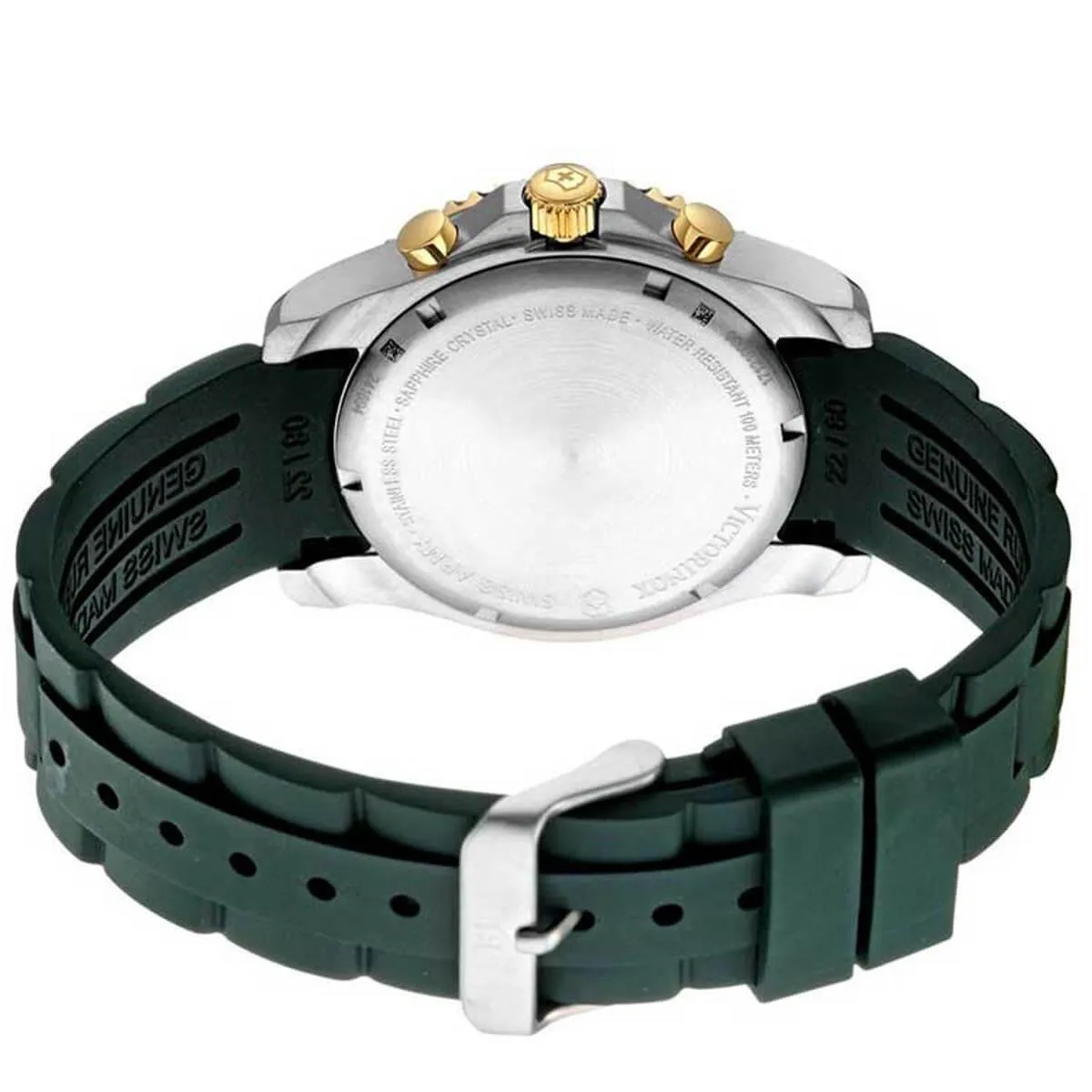 Victorinox Swiss Army Men's Chronograph Watch - Maverick Green Dial Strap | 241694