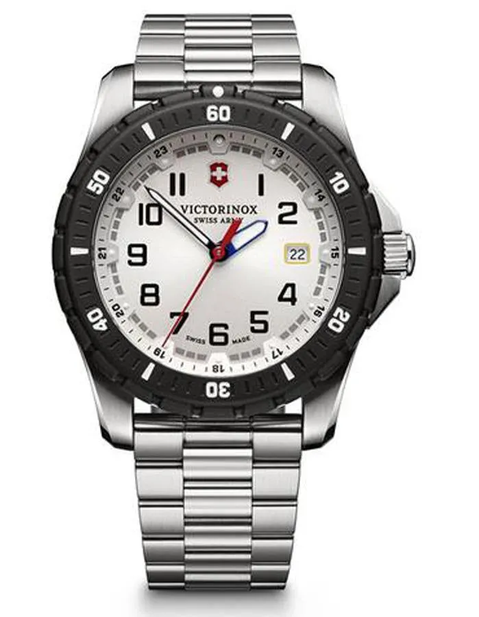 Victorinox Swiss Army Mens Maverick Sport - White Dial - Bracelet