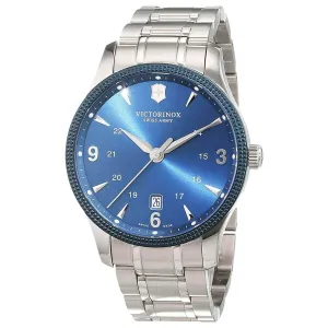 Victorinox Swiss Army Men's Quartz Watch - Alliance Blue Dial Bracelet | 241711.1