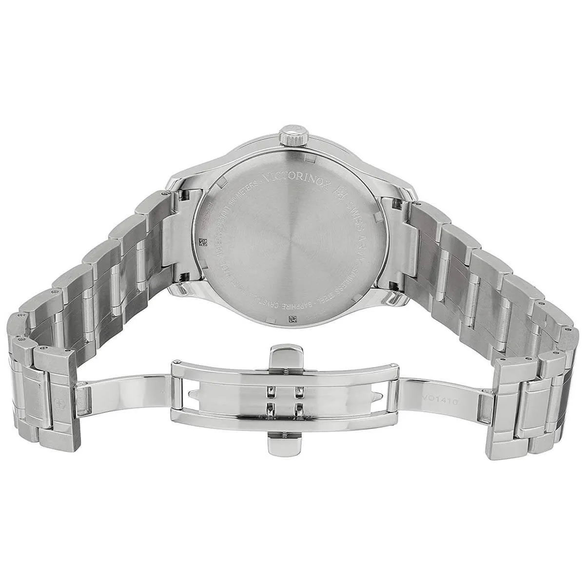 Victorinox Swiss Army Men's Quartz Watch - Alliance Silver Tone Dial Bracelet | 241712