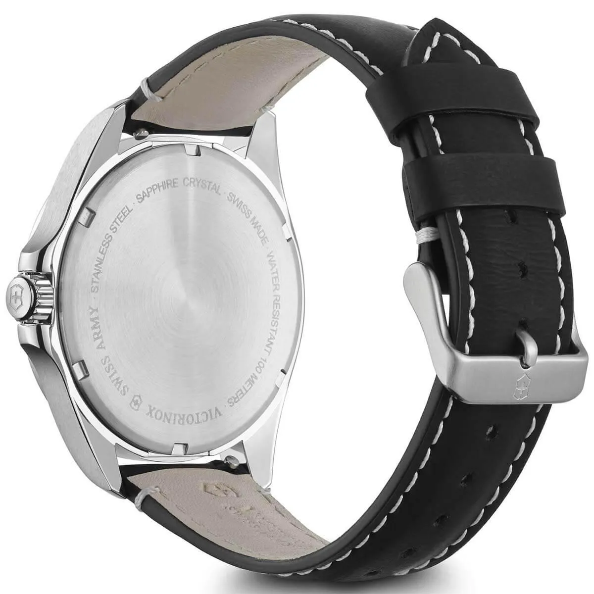 Victorinox Swiss Army Men's Quartz Watch - Fieldforce Black Dial Strap | 241846