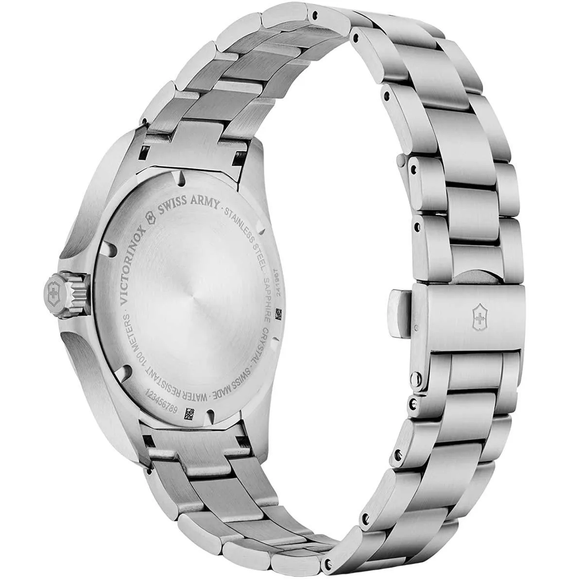 Victorinox Swiss Army Men's Quartz Watch - Heritage Blue Dial Steel Bracelet | 241967