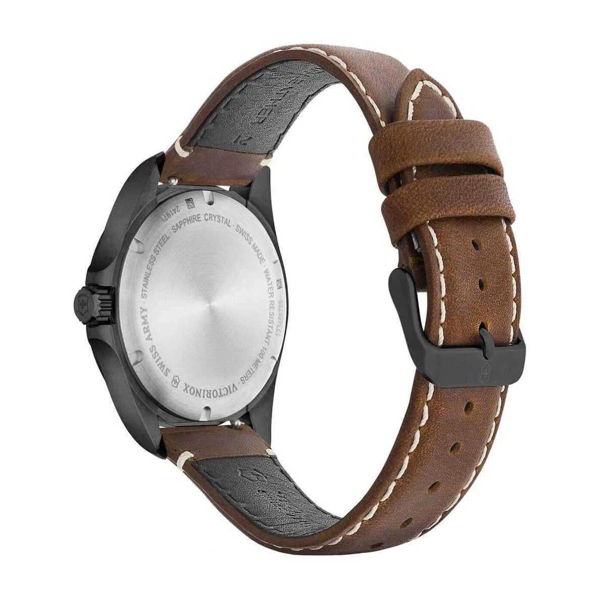 Victorinox Swiss Army Men's Quartz Watch - Heritage Brown Leather Strap | 241971