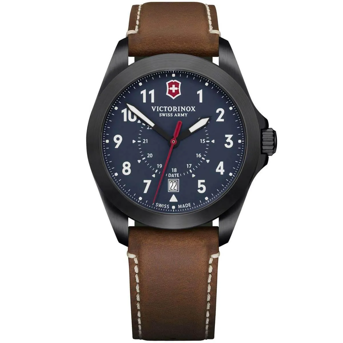Victorinox Swiss Army Men's Quartz Watch - Heritage Brown Leather Strap | 241971