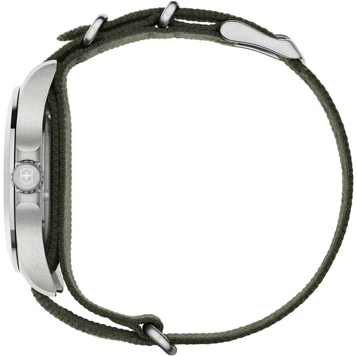Victorinox Swiss Army Men's Quartz Watch - Heritage Green Dial Fabric Strap | 241966