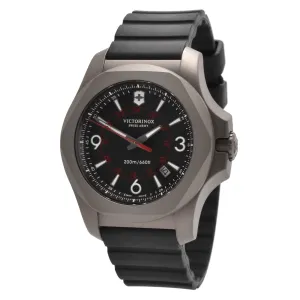 Victorinox Swiss Army Men's Quartz Watch - I.N.O.X. Black Dial Titanium | 241883