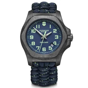 Victorinox Swiss Army Men's Quartz Watch - I.N.O.X. Carbon Blue Strap | 241860