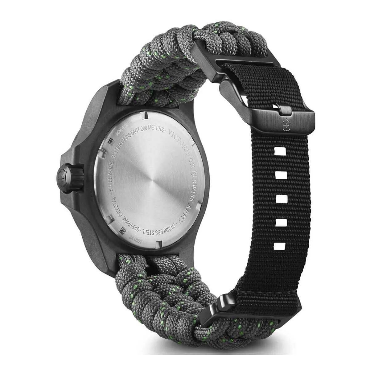 Victorinox Swiss Army Men's Quartz Watch - I.N.O.X. Carbon Grey Strap | 241860
