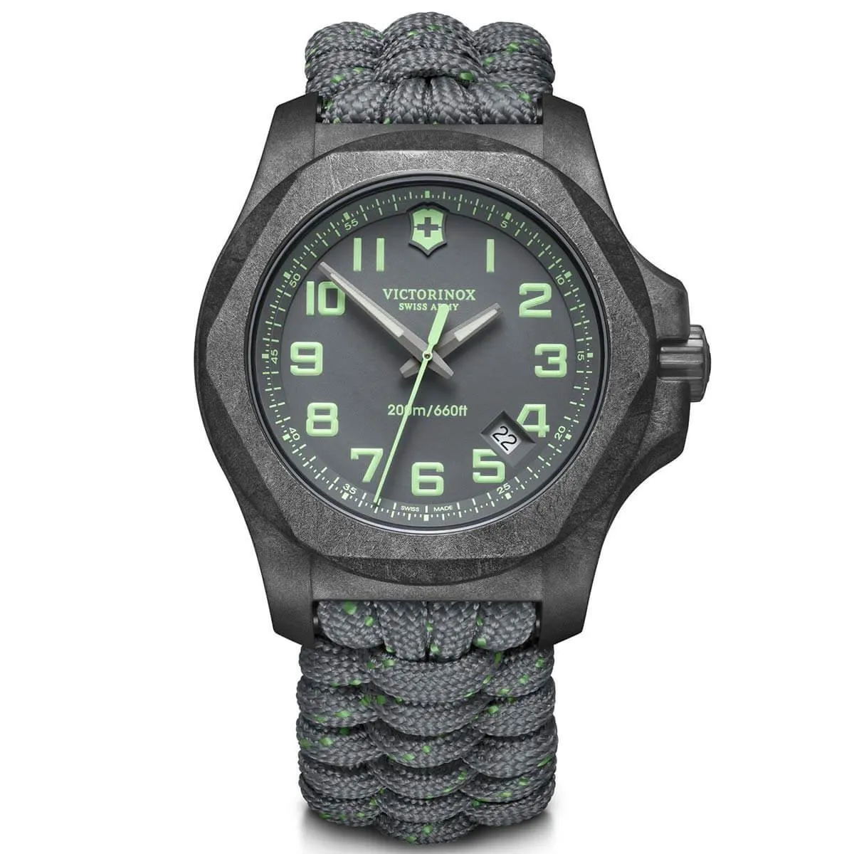 Victorinox Swiss Army Men's Quartz Watch - I.N.O.X. Carbon Grey Strap | 241860