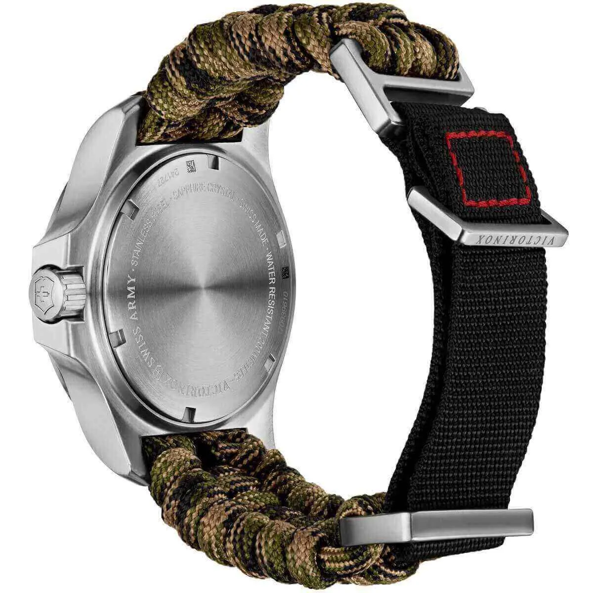 Victorinox Swiss Army Men's Quartz Watch - I.N.O.X. Green Paracord Strap | 241727.1