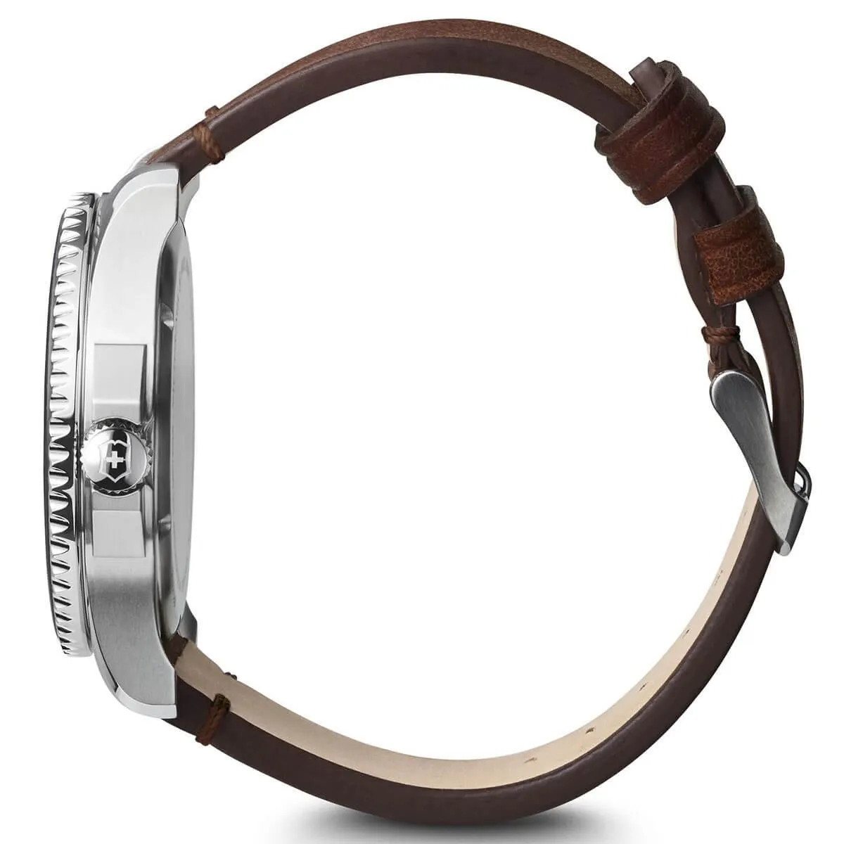 Victorinox Swiss Army Men's Quartz Watch - Maverick Brown Leather Strap | 241863