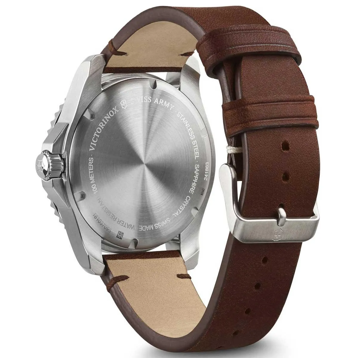 Victorinox Swiss Army Men's Quartz Watch - Maverick Brown Leather Strap | 241863