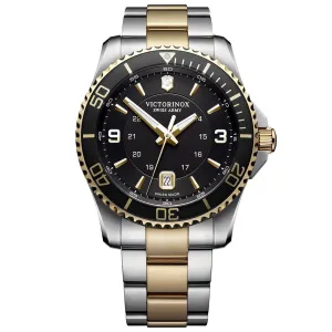 Victorinox Swiss Army Men's Quartz Watch - Maverick Two Tone Bracelet | 241824