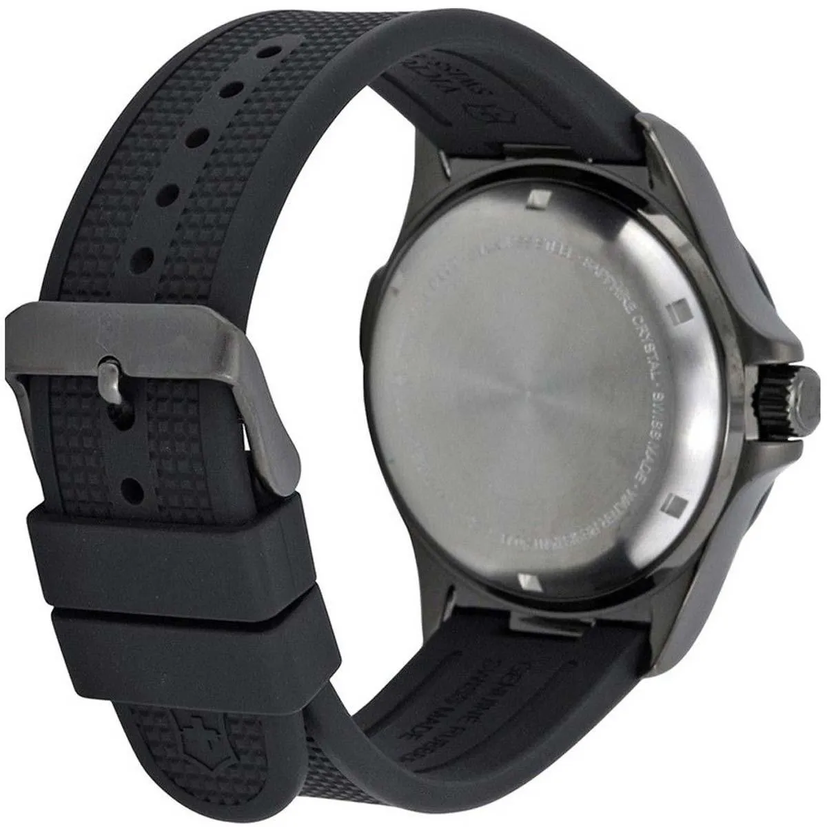 Victorinox Swiss Army Men's Quartz Watch - Night Vision Black Dial Strap | 241596
