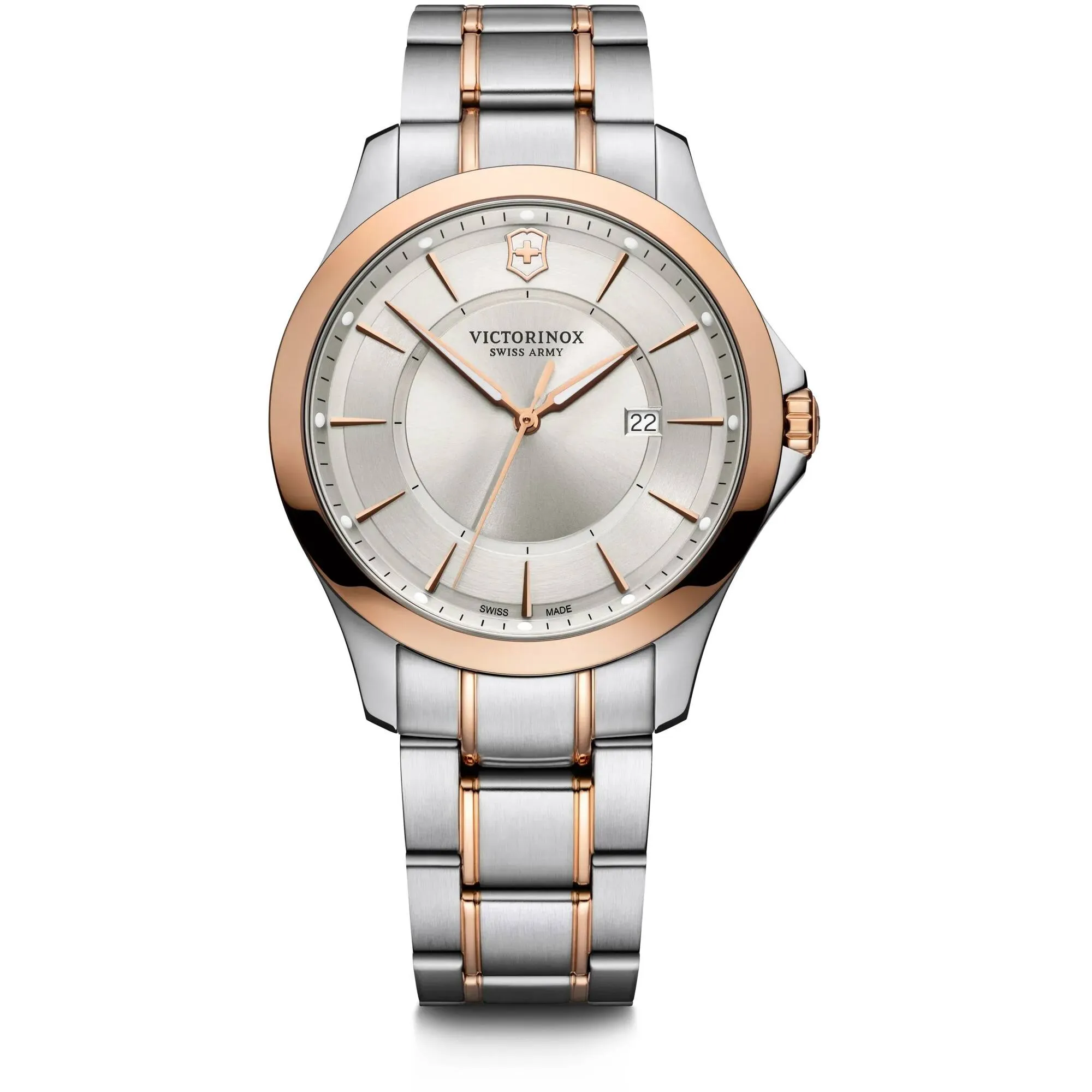 Victorinox Swiss Army Men's Watch - Alliance Rose Gold Bezel TT Bracelet | 241912