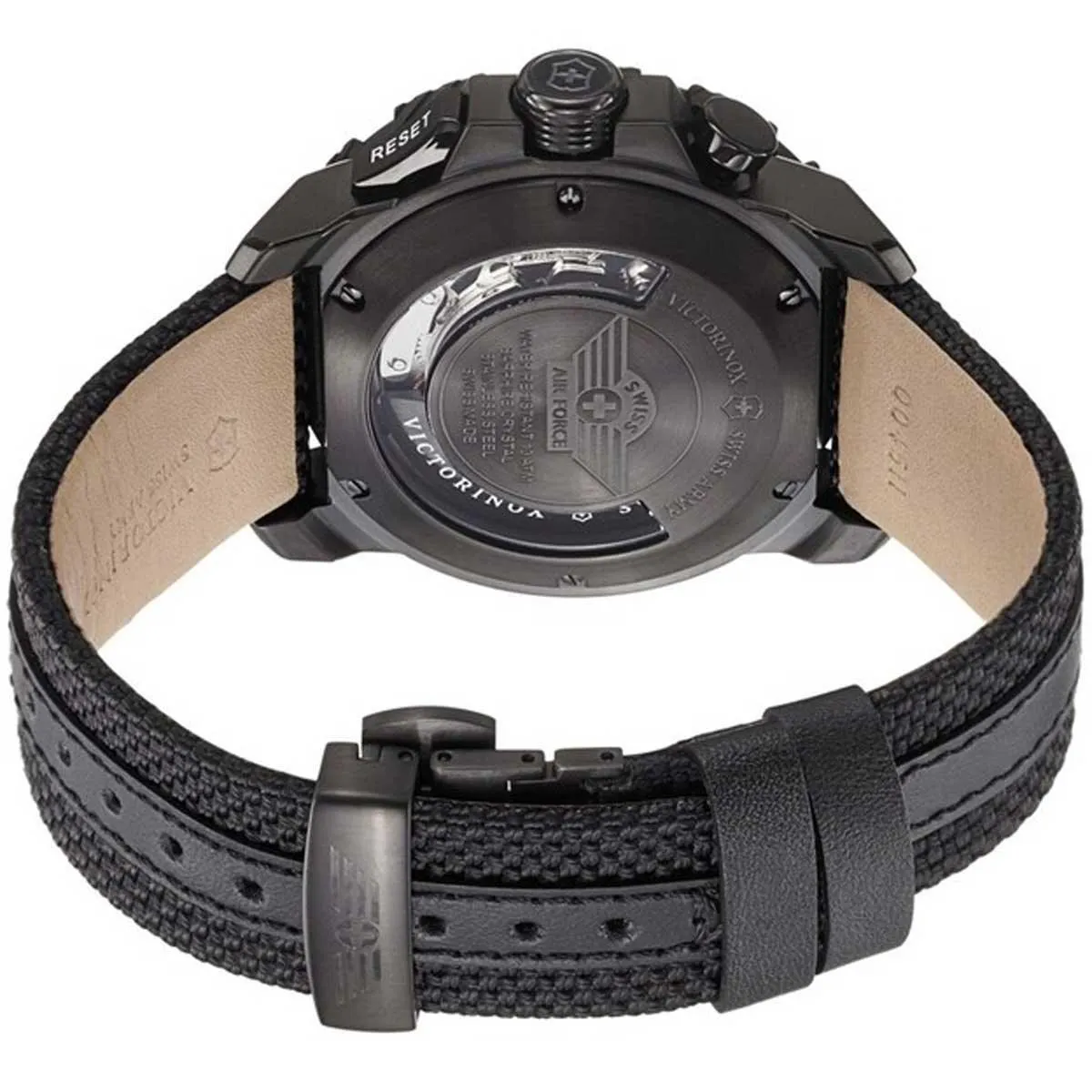 Victorinox Swiss Army Men's Watch - Alpnach Chronograph Grey Dial Black Strap | 241528