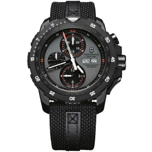 Victorinox Swiss Army Men's Watch - Alpnach Chronograph Grey Dial Black Strap | 241528
