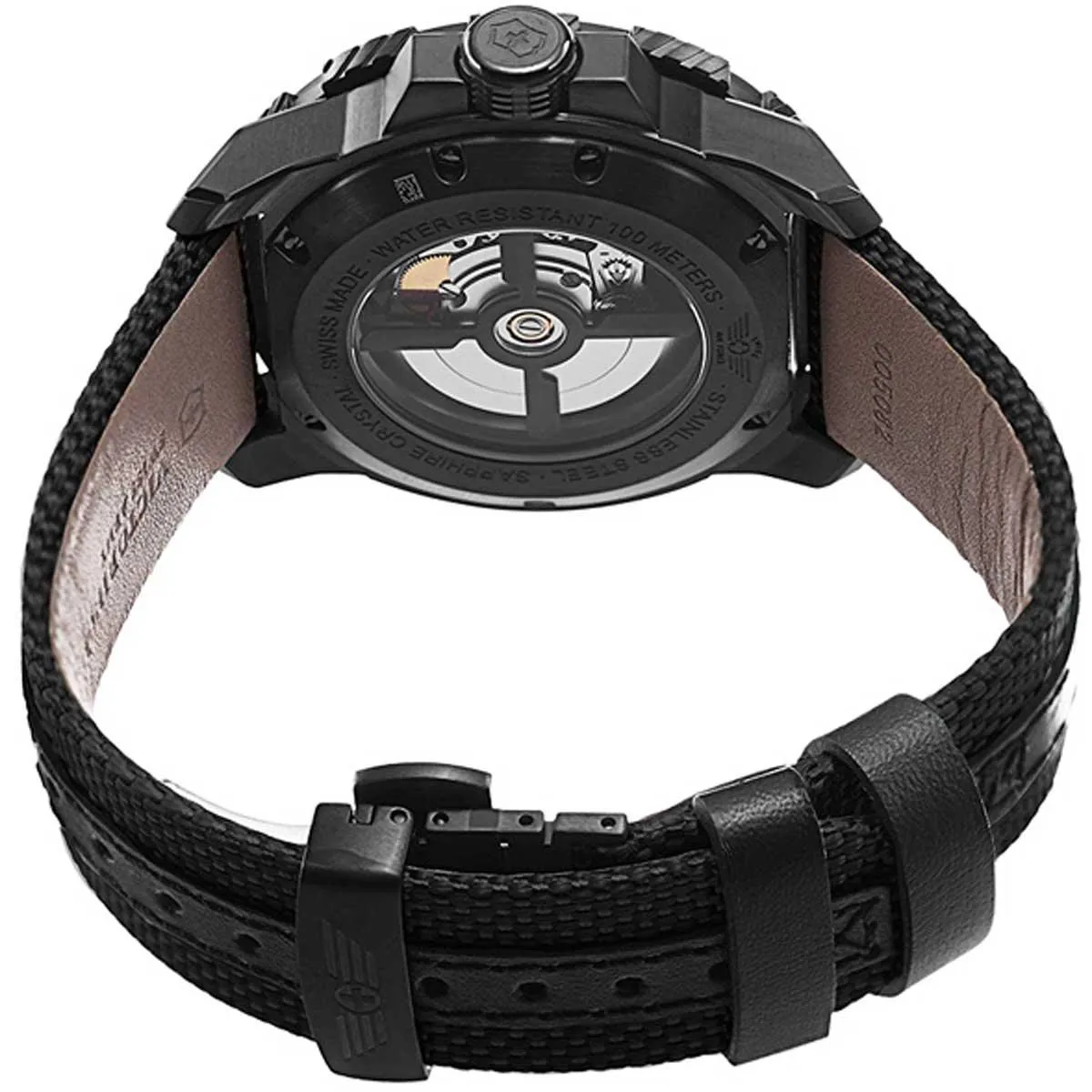 Victorinox Swiss Army Men's Watch - Alpnach Mechanical Black Nylon Strap | 241685