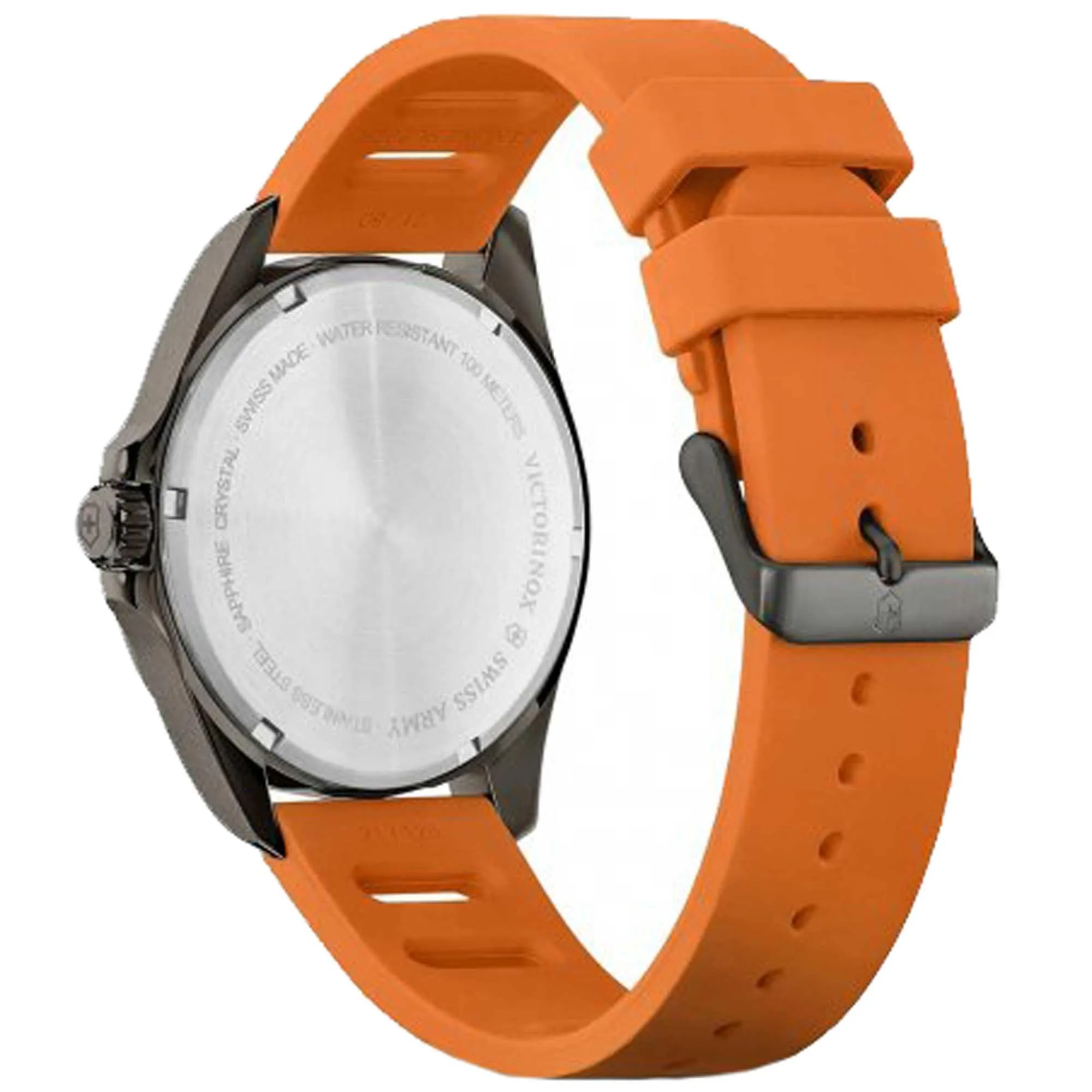 Victorinox Swiss Army Men's Watch - FieldForce Sport GMT Orange Rubber Strap | 241897