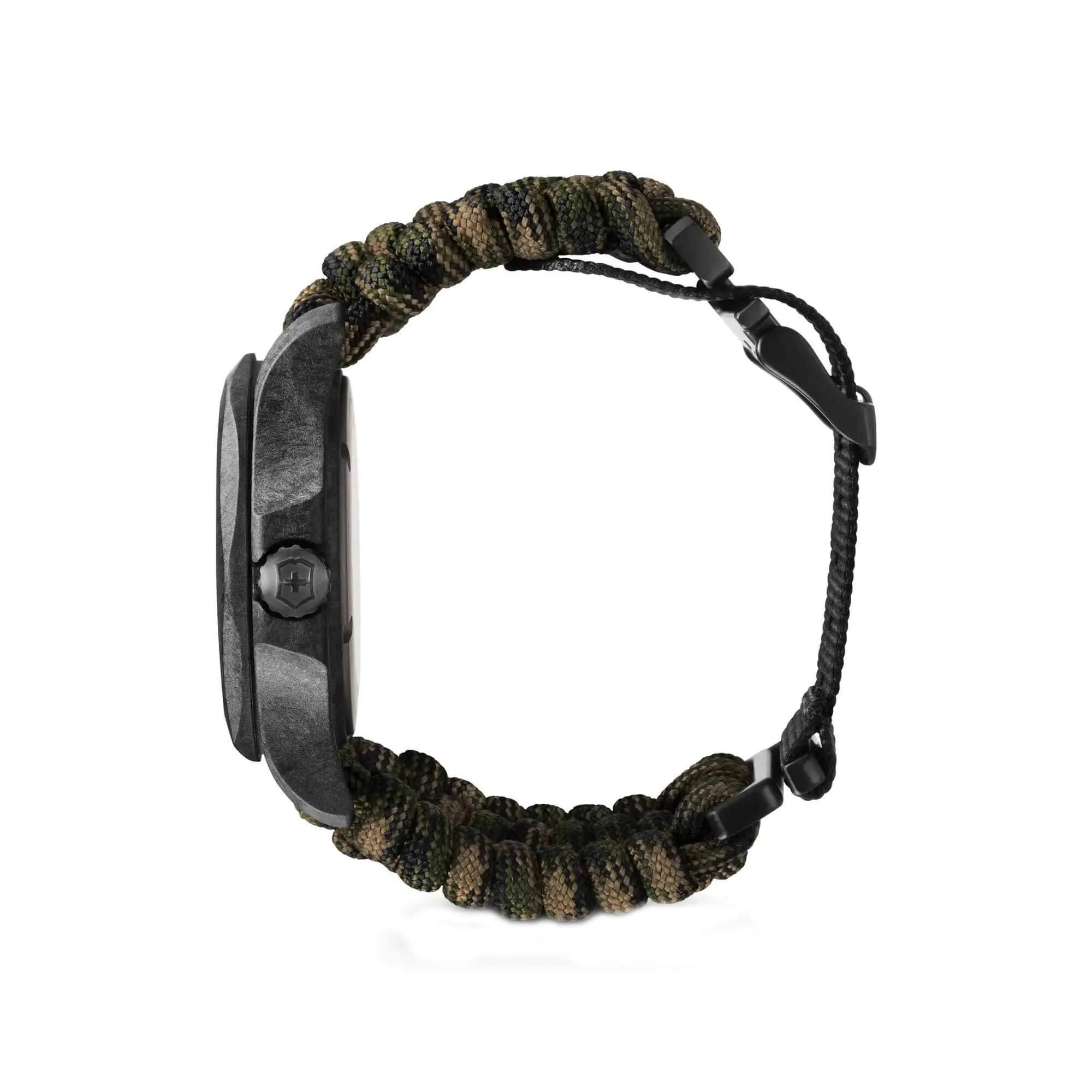 Victorinox Swiss Army Men's Watch - I.N.O.X. Carbon Green Paracord Strap | 241927.1