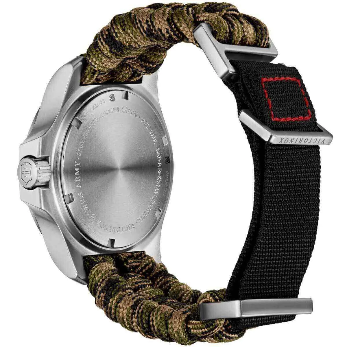 Victorinox Swiss Army Men's Watch - I.N.O.X. Green Dial Textile Strap | 241727
