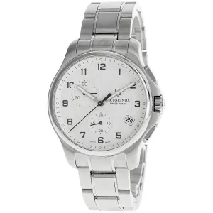 Victorinox Swiss Army Men's Watch - Officer's White Dial Silver Bracelet | 241554