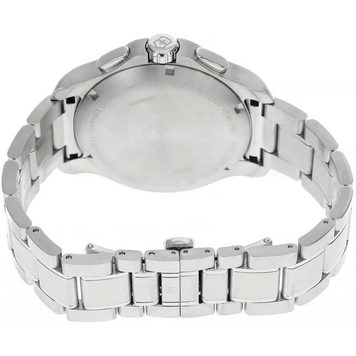 Victorinox Swiss Army Men's Watch - Officer's White Dial Silver Bracelet | 241554