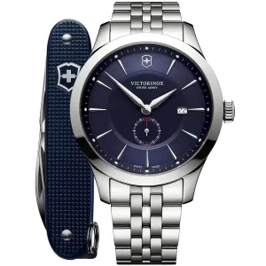 Victorinox Swiss Army Men's Watch with Knife - Alliance Silver Bracelet | 241763.1