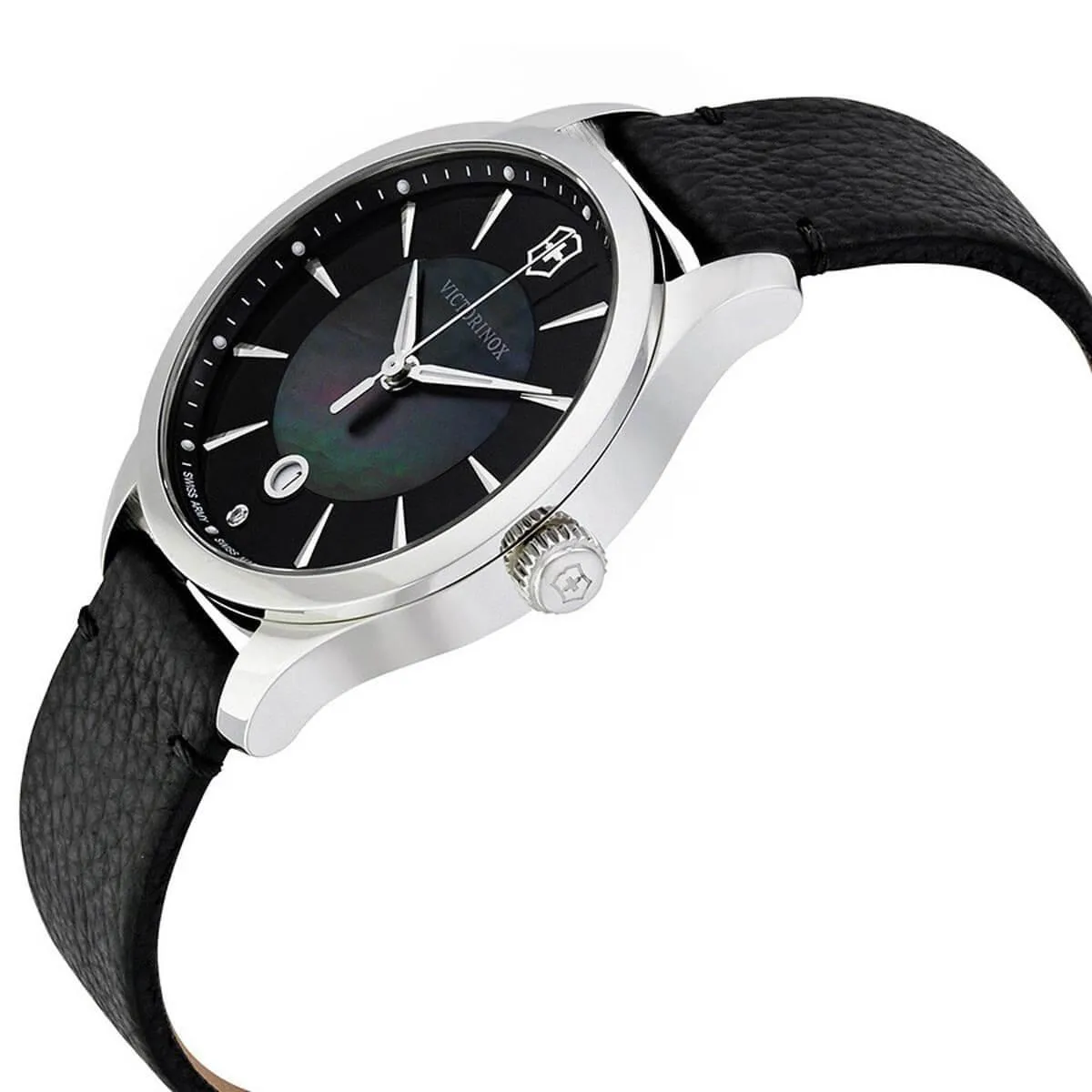 Victorinox Swiss Army Women's Quartz Watch - Alliance Black and MOP Dial | 241754