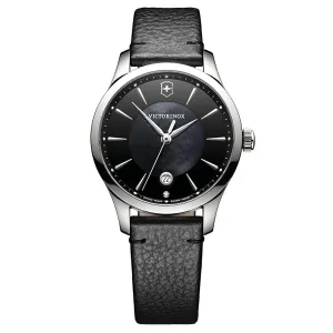 Victorinox Swiss Army Women's Quartz Watch - Alliance Black and MOP Dial | 241754