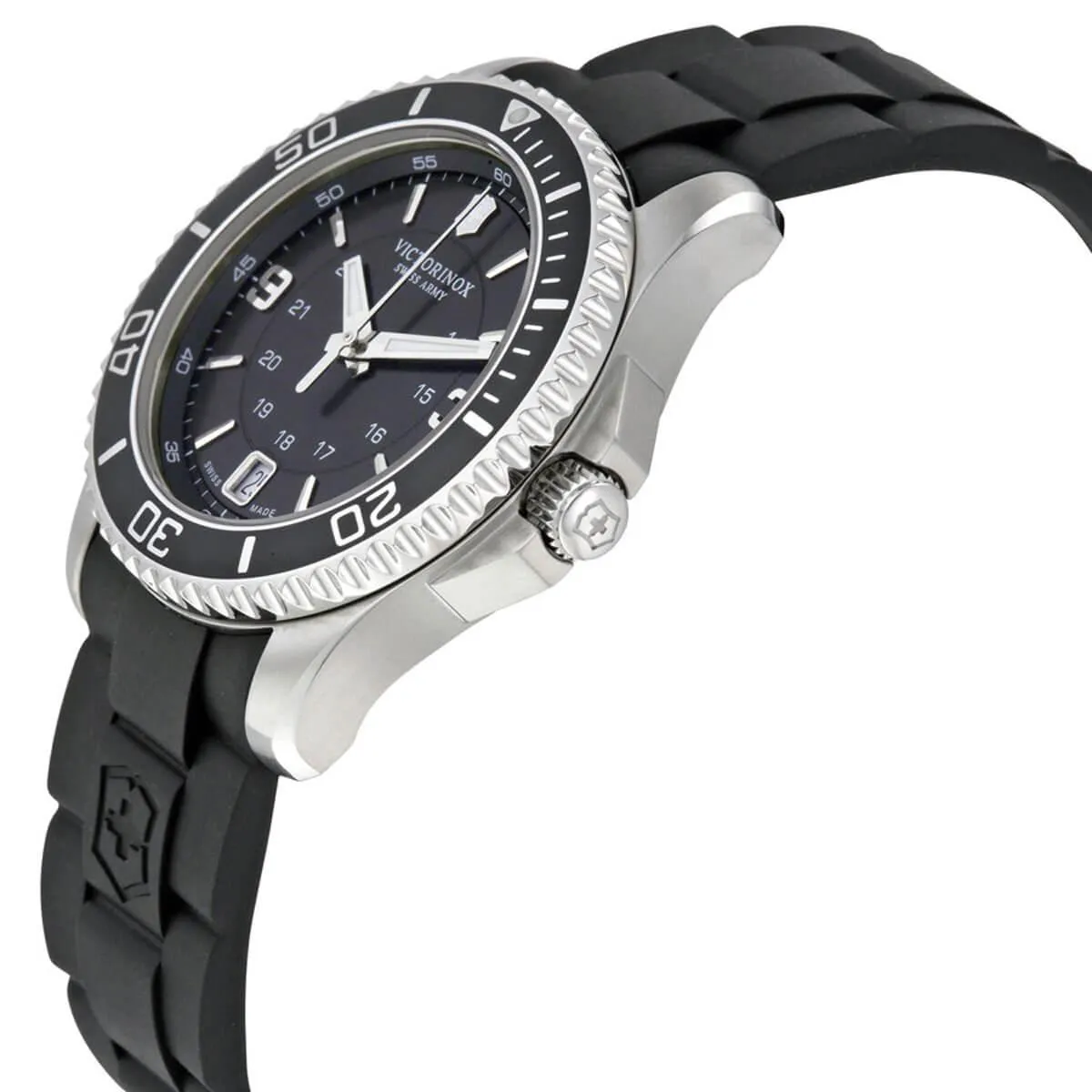 Victorinox Swiss Army Women's Quartz Watch - Maverick Black Dial Strap | 241702