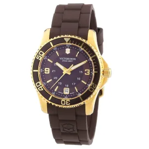 Victorinox Swiss Army Women's Quartz Watch - Maverick Brown Dial Strap | 241615