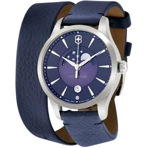 Victorinox Swiss Army Women's Watch - Alliance Small Blue Double Wrap Strap | 241755