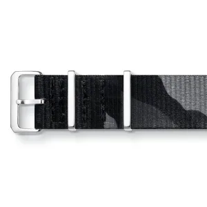 Watch Band Nato Black Camouflage