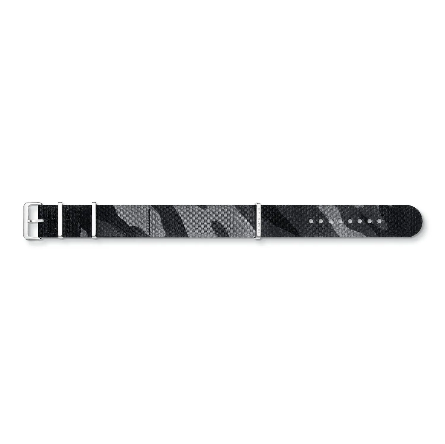 Watch Band Nato Black Camouflage