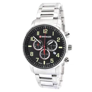 Wenger 01.1543.102 Attitude Chrono Mens Steel Bracelet Watch