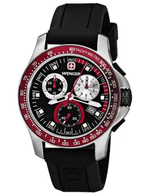 Wenger 70789 Men's Swiss Chronograph Rubber Strap Watch