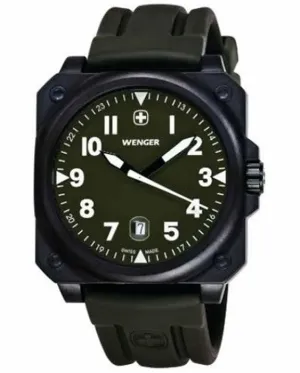 Wenger 72422 Men's Silicon Rubber Strap 100M WR Watch