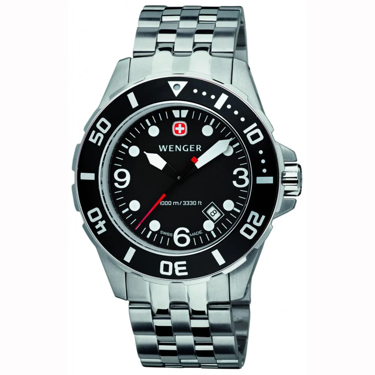 Wenger Men's Swiss Made AquaGraph 1000 Meter Deep Diver 72236