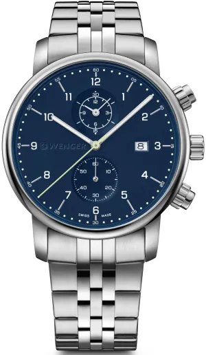 Wenger Urban Classic Chrono Blue Watch